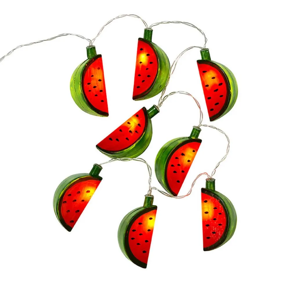 10 LED Battery Operated String Light with Watermelon - Warm White