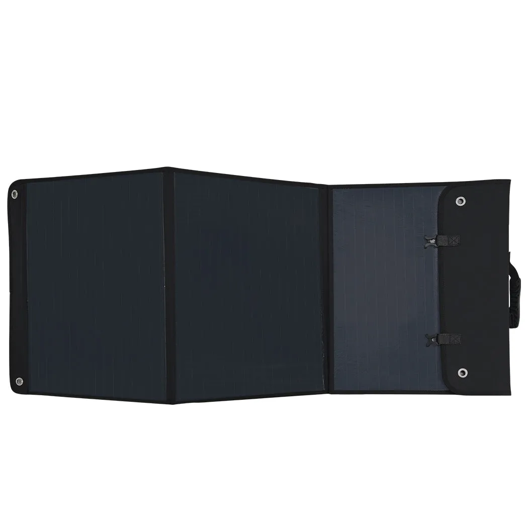 100W Portable Solar Panel w/ USB, DC, IP64 - Genpower