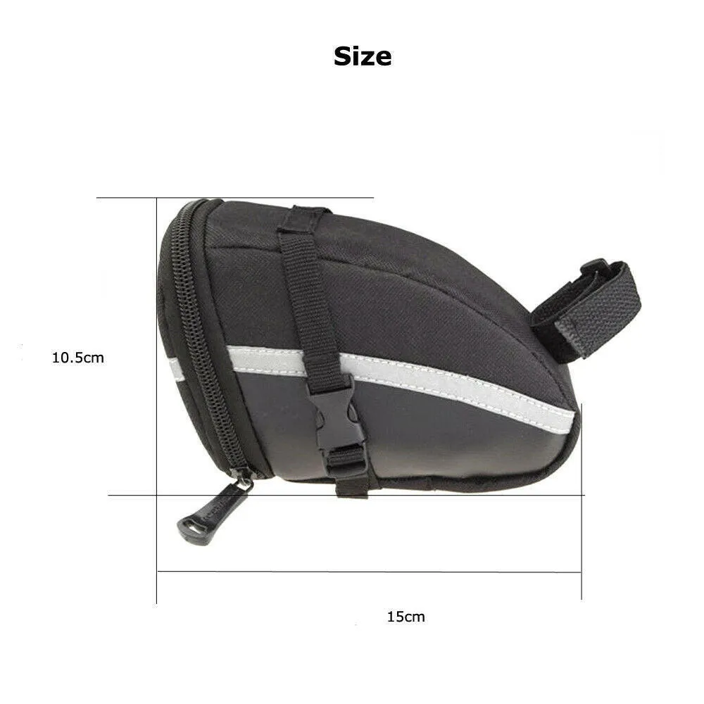 1.2L Portable Waterproof Bike Saddle Bag Cycling Seat Pouch Bicycle Tail bags Rear Pannier Cycling equipment