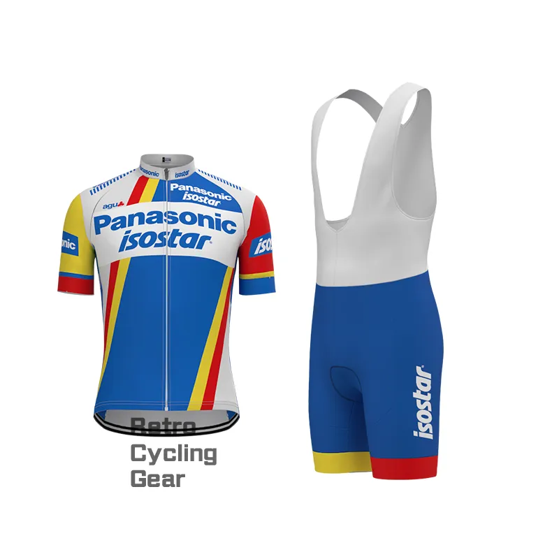 1980s Panasonic Retro Long Sleeve Cycling Kits