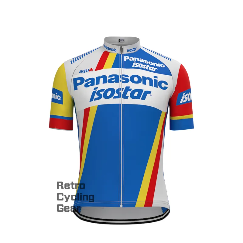 1980s Panasonic Retro Long Sleeve Cycling Kits