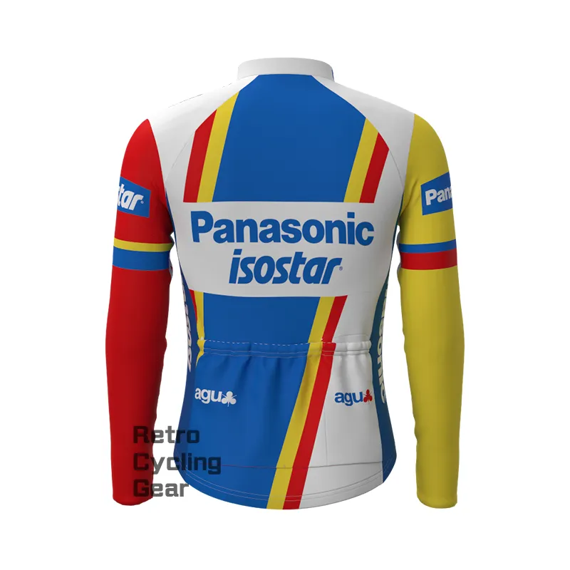 1980s Panasonic Retro Long Sleeve Cycling Kits