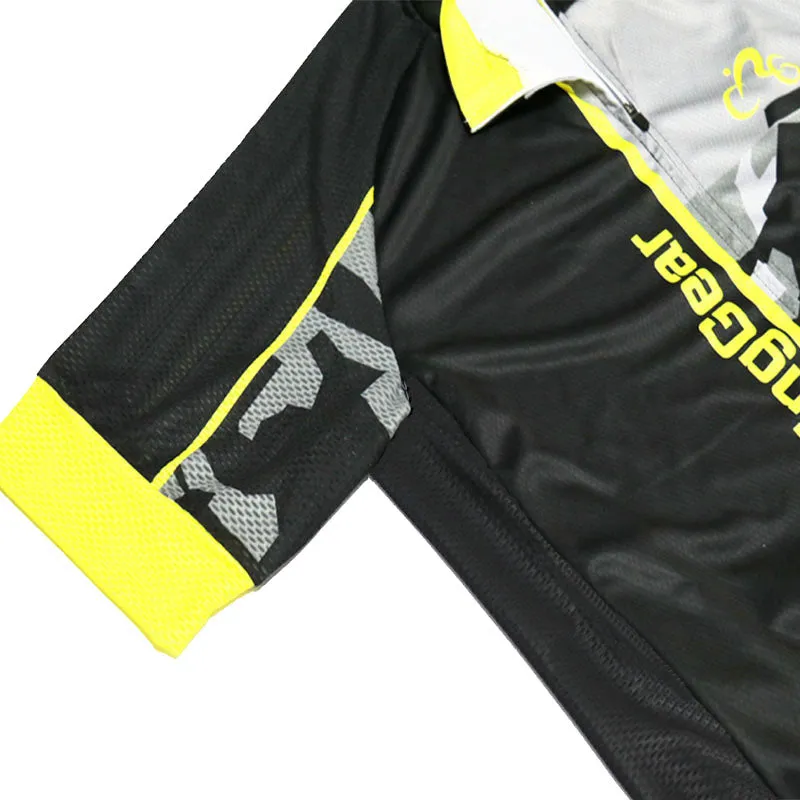 1983s yellow Reynolds Retro Short Sleeve Cycling Jersey