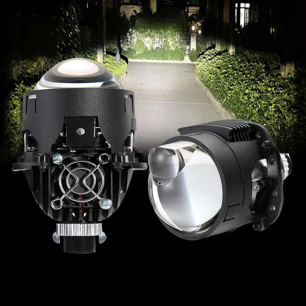 2.5 Inch 90W 70W Hi/Lo Beam Bi-Led Laser Projector Lens Headlight