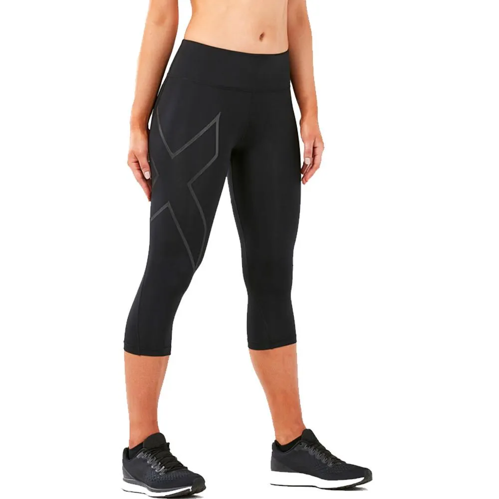 2XU Women's Light Speed Mid-Rise Compression 3/4 Tights