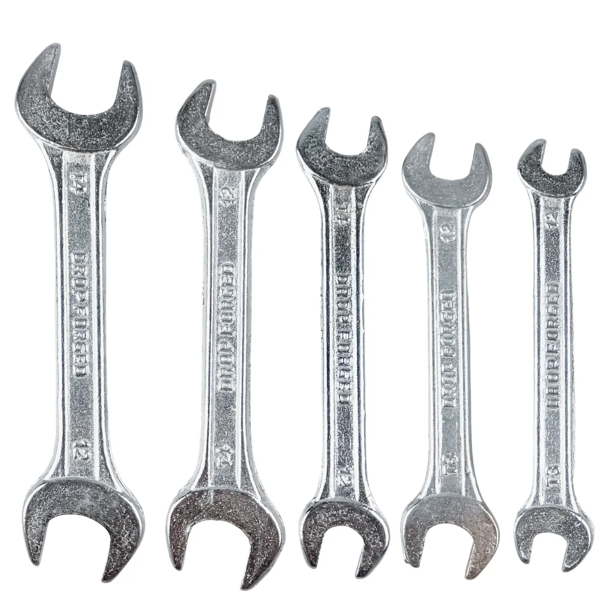 5 Piece Set of Double Open Ended Spanner Wrenches with Storage Case  - TP-02025