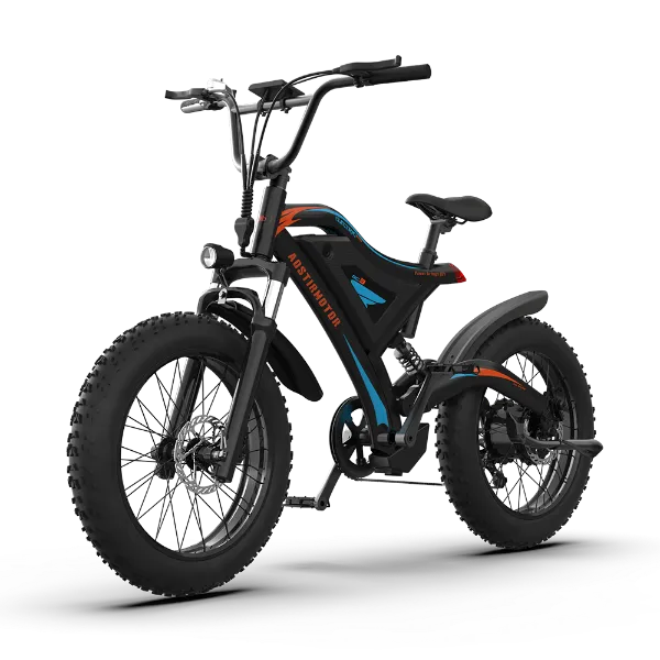 Aostirmotor S18-MINI 48V 500W Mini Fat Tire Electric Bike