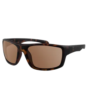 Axle Polarised Sunglasses in Matte Tortoise & Brown