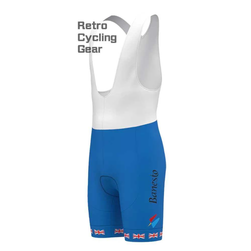 Banesto blue Retro Long Sleeve Cycling Kits