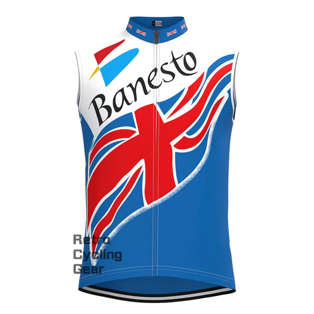 Banesto blue Retro Long Sleeve Cycling Kits