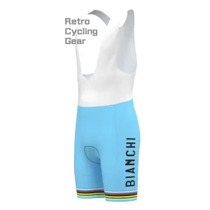 Bianchi Water Blue Retro Cycling Shorts