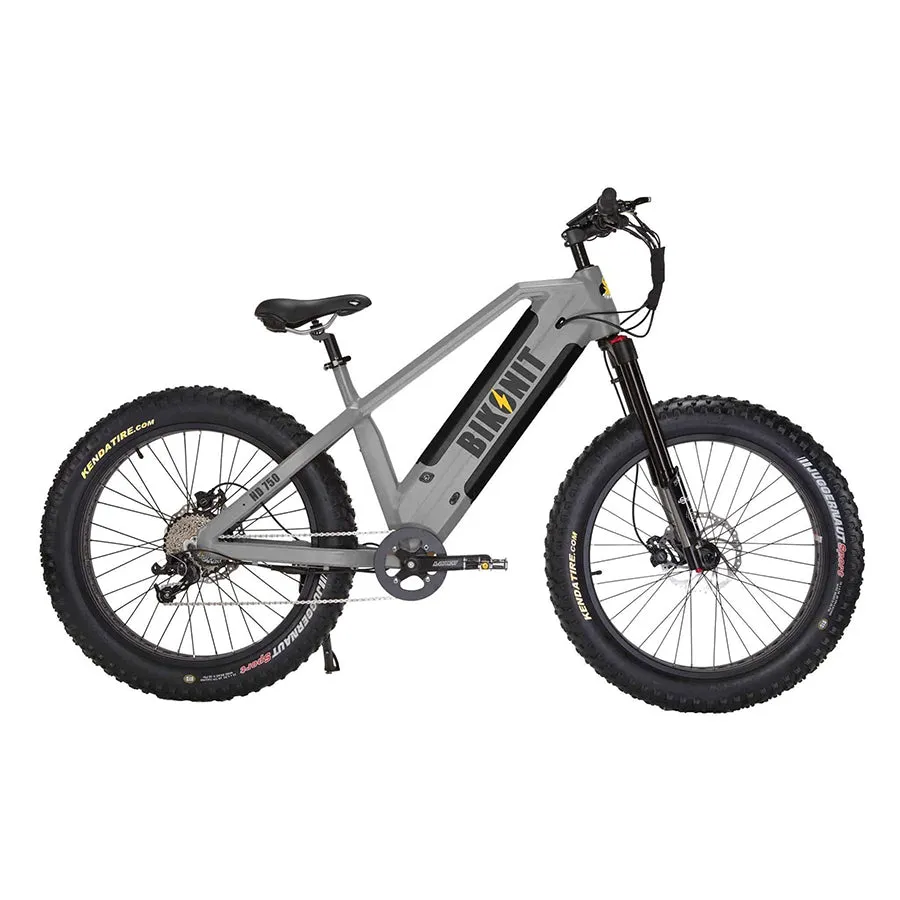 Bikonit HD 750 - Fat Tire Hub Drive Mountain E Bike - Top Speed 20mph - 750W