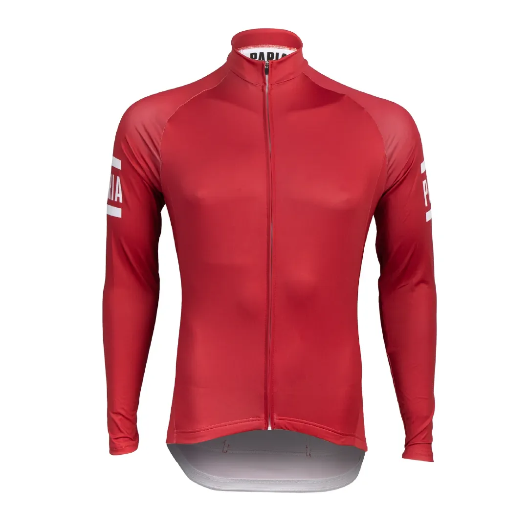 Brick Red Mid weight LS Jersey | Hoban