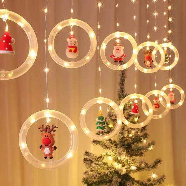 Christmas Lights LED Holiday Light - LED Light Fairy Curtain String Lights