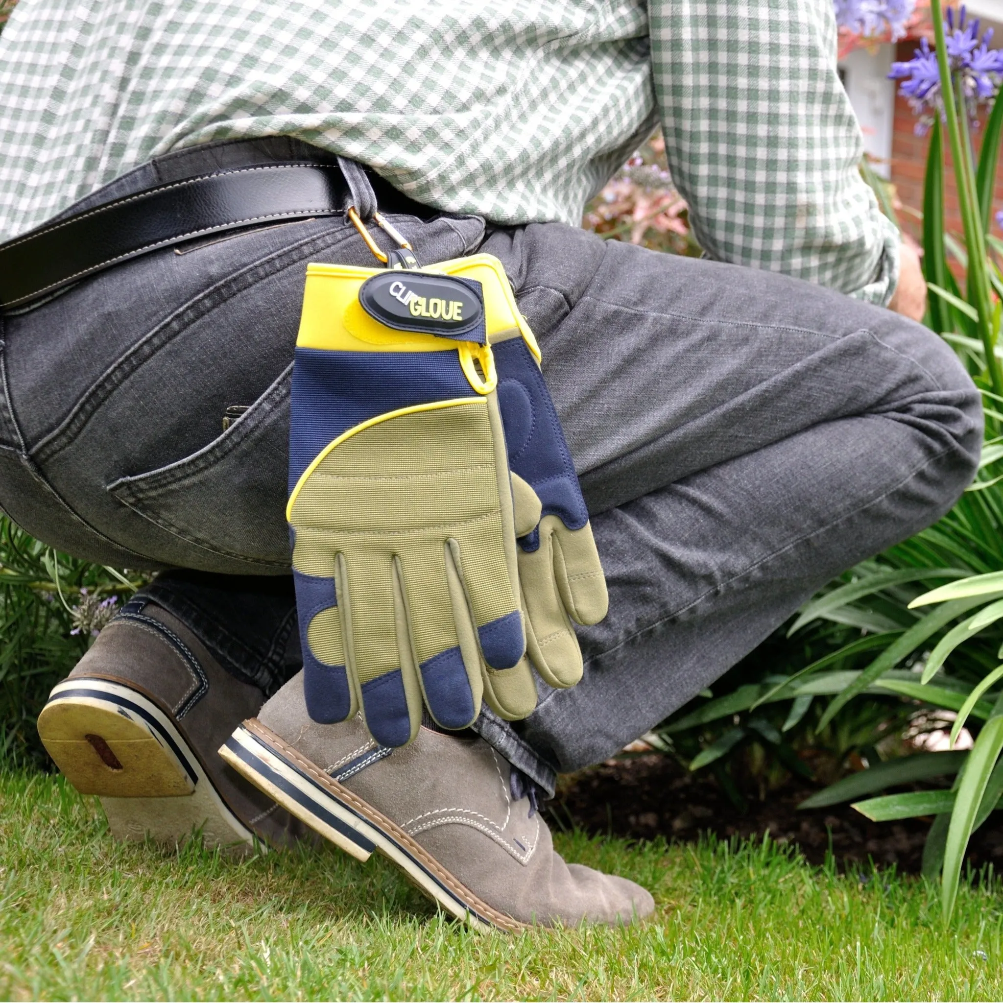 Clip Glove SHOCK ABSORBER - Men's Gardening Gloves - Heavy Duty