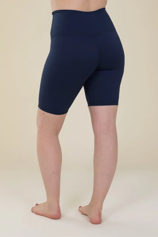 Comfort Max Navy Pocketless Cycling Leggings