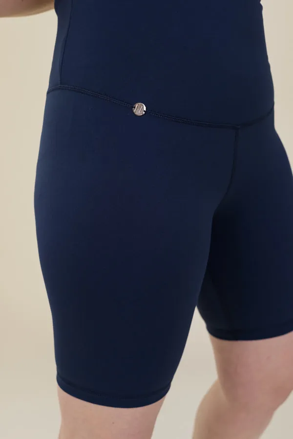 Comfort Max Navy Pocketless Cycling Leggings