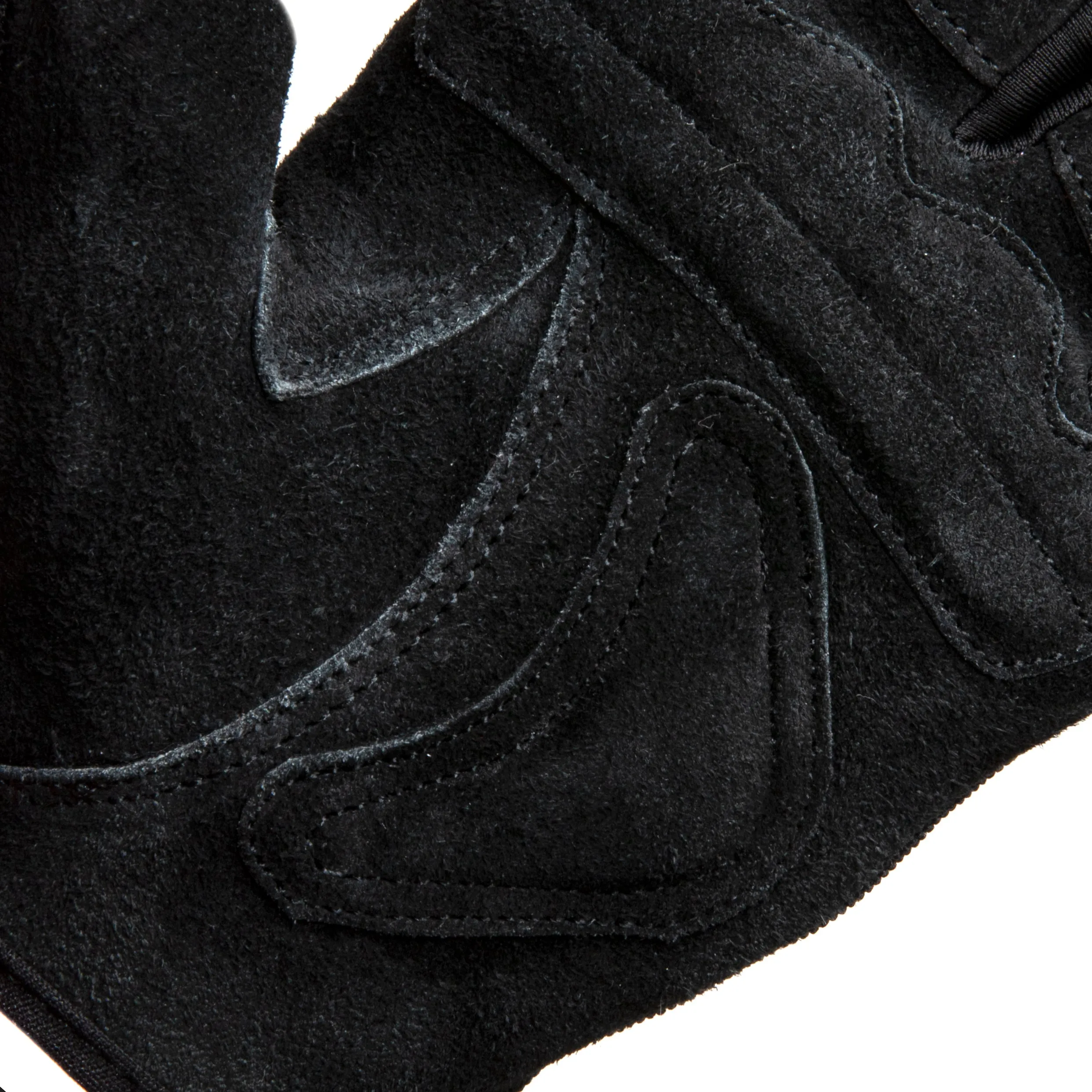 Contraband Black Label 5450 Heavy Duty Double Layer Gel Padded Leather Weight Lifting Gloves