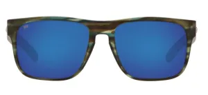 Costa Del Mar Spearo Matte Reef Frame -  Blue Mirror 580 Glass Lens - Polarized Sunglasses