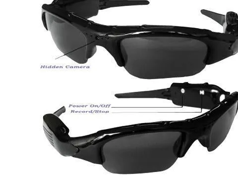 DVR Camcorder Spy Sunglasses w/ HD UV-protected Lenses