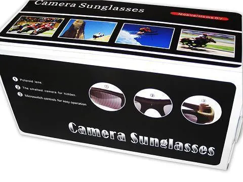 DVR Camcorder Spy Sunglasses w/ HD UV-protected Lenses