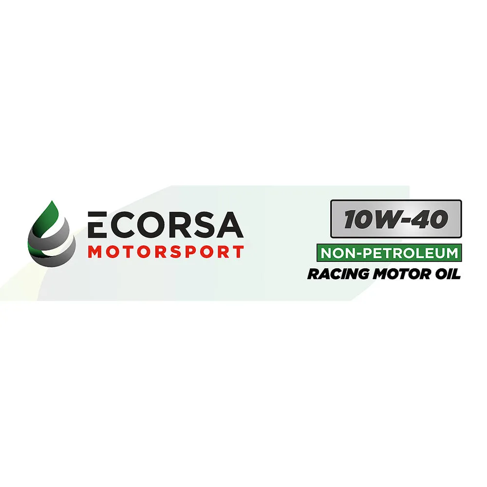 ECORSA Motorsports 10W-40 Non-Petroleum Racing Engine Oil