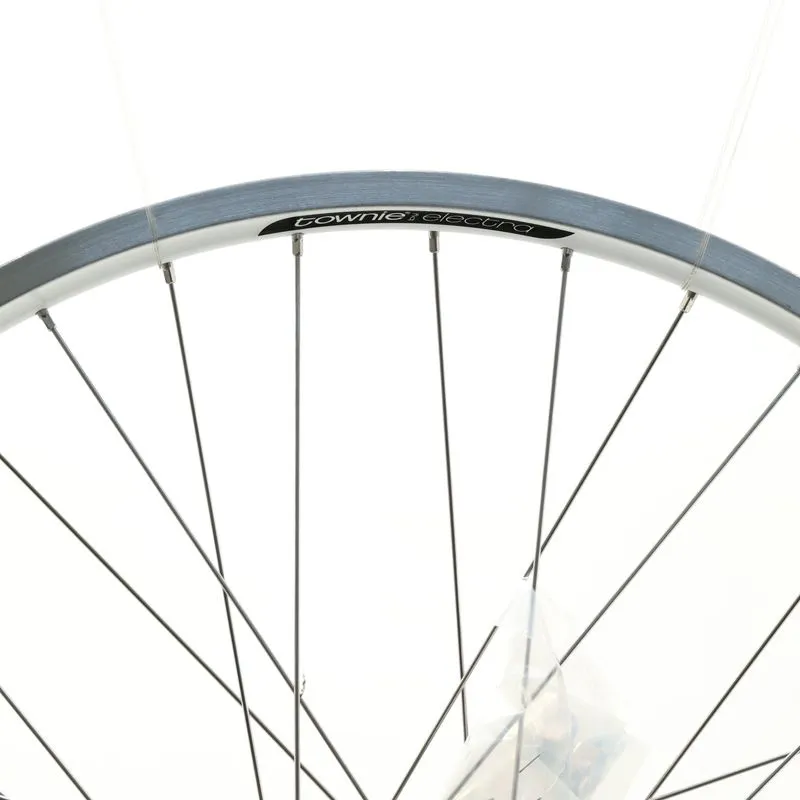 Electra Townie Go! 26" Front Wheel, Clincher, Roller Brake, Bolt-On, Schrader