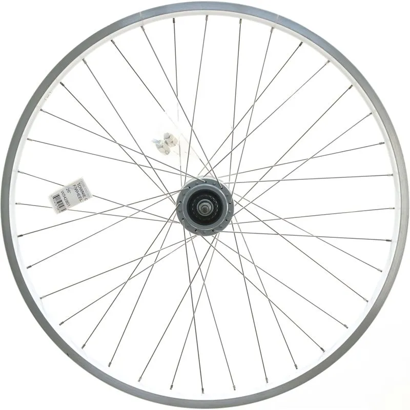 Electra Townie Go! 26" Front Wheel, Clincher, Roller Brake, Bolt-On, Schrader