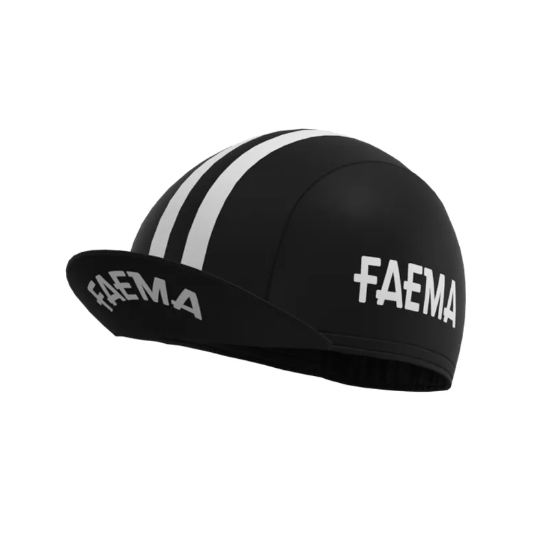 FAEMA Black Retro Long Sleeve Cycling Kit