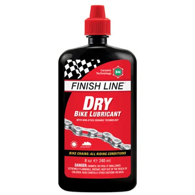 Finish Line Dry Lube 8Oz Squze Bttl Ceramic Boron Dry Lube With Ceramic Boron Nitrite  Lubesclean