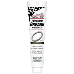 Finish Line Grease 3.5Oz Tube Non-Teflon Premium Grease W/Ceramic Boron Nitrite  Lubesclean