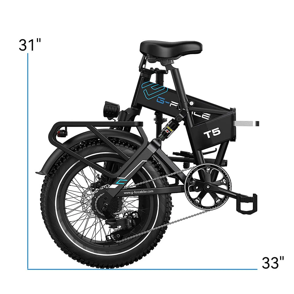 G-FORCE T42 Fat Tire 750W 48V 20Ah All Terrain Fat Tire Folding Electric Bike