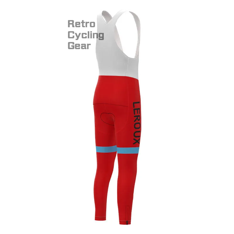 GITANE Blue-Red Retro Long Sleeve Cycling Kit