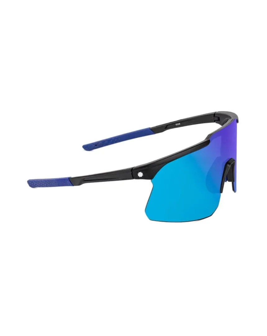 Glassy Cooper Polarized Sunglasses - Black / Blue / Blue Mirror