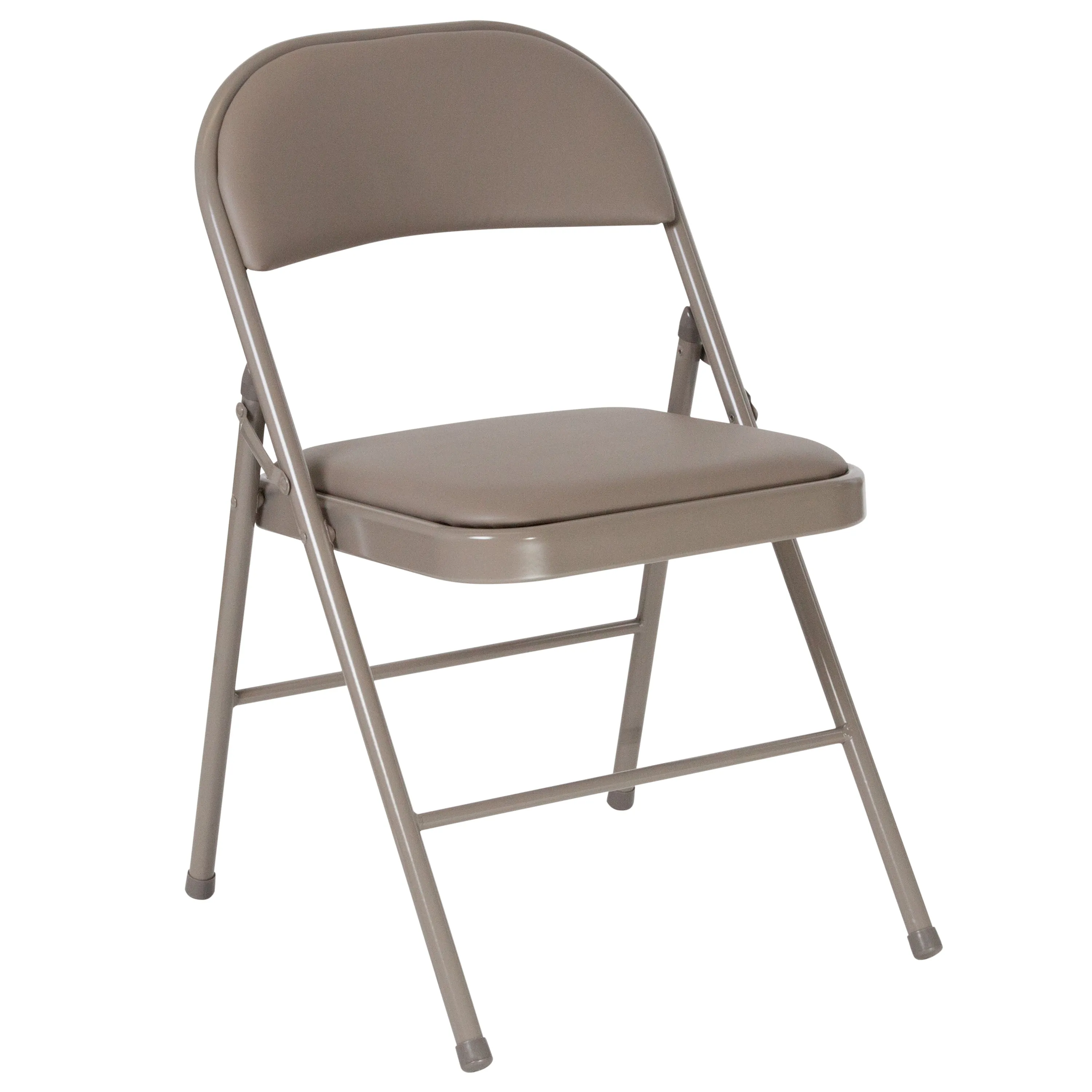 Gray Vinyl Folding Chair 2-HA-F003D-GY-GG