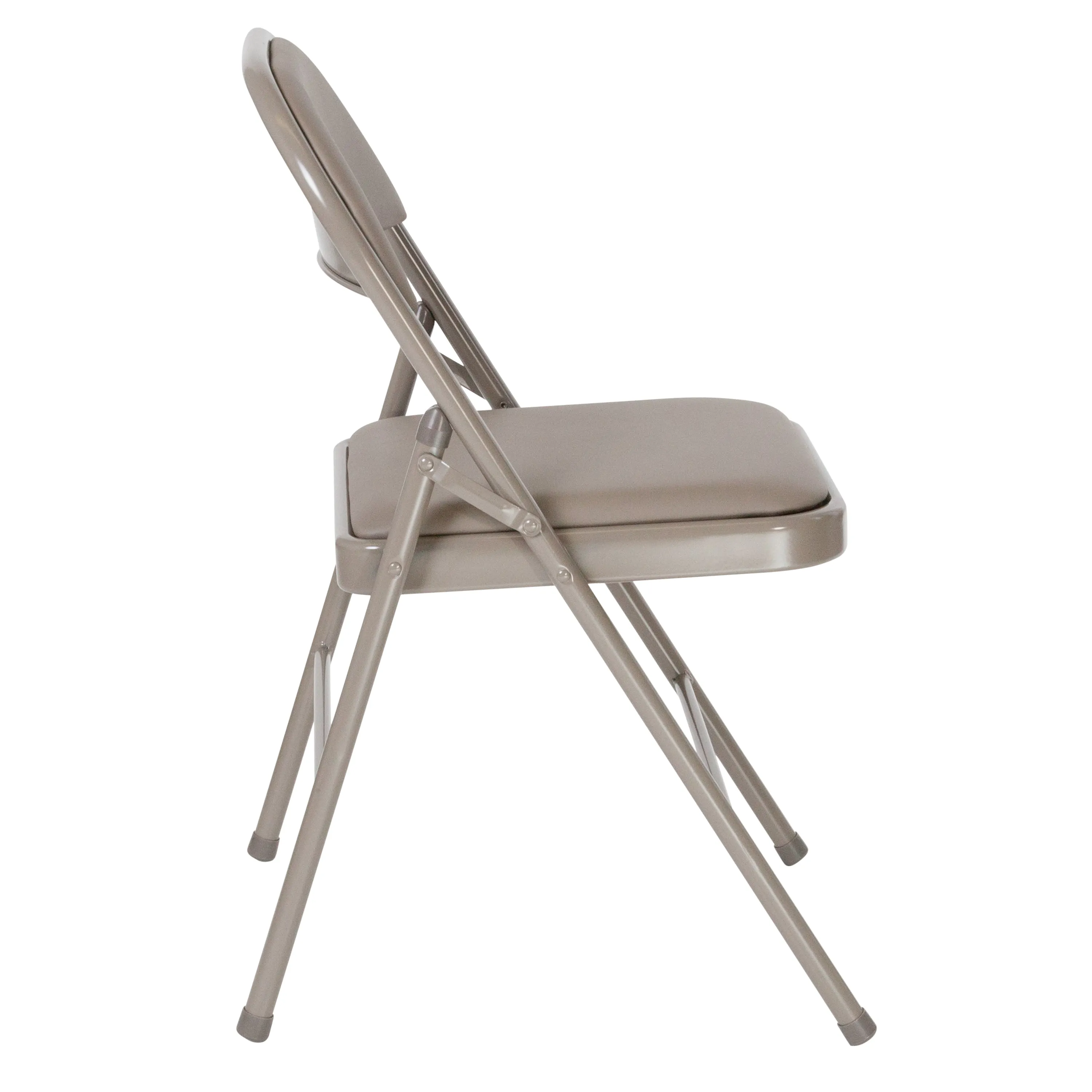 Gray Vinyl Folding Chair 2-HA-F003D-GY-GG