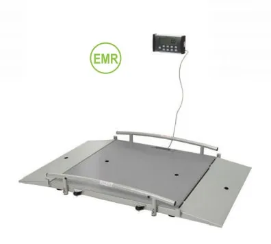 Health O Meter Portable Digital Wheelchair Dual Ramp Scale (35"x32" platform) (1EA)