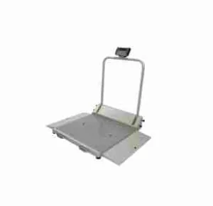 Health O Meter Portable/Folding Digital Wheelchair Dual Ramp Scale with Handrails (1EA)