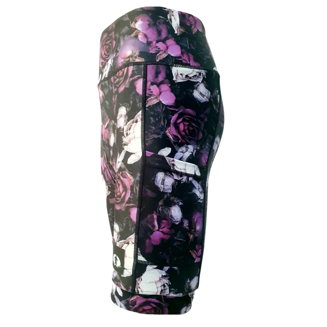 High Waist LADIES Cycling Shorts - Notten Roses