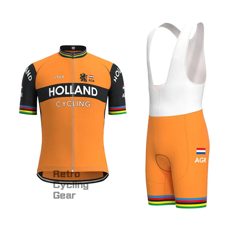 Holland Retro Long Sleeve Cycling Kit