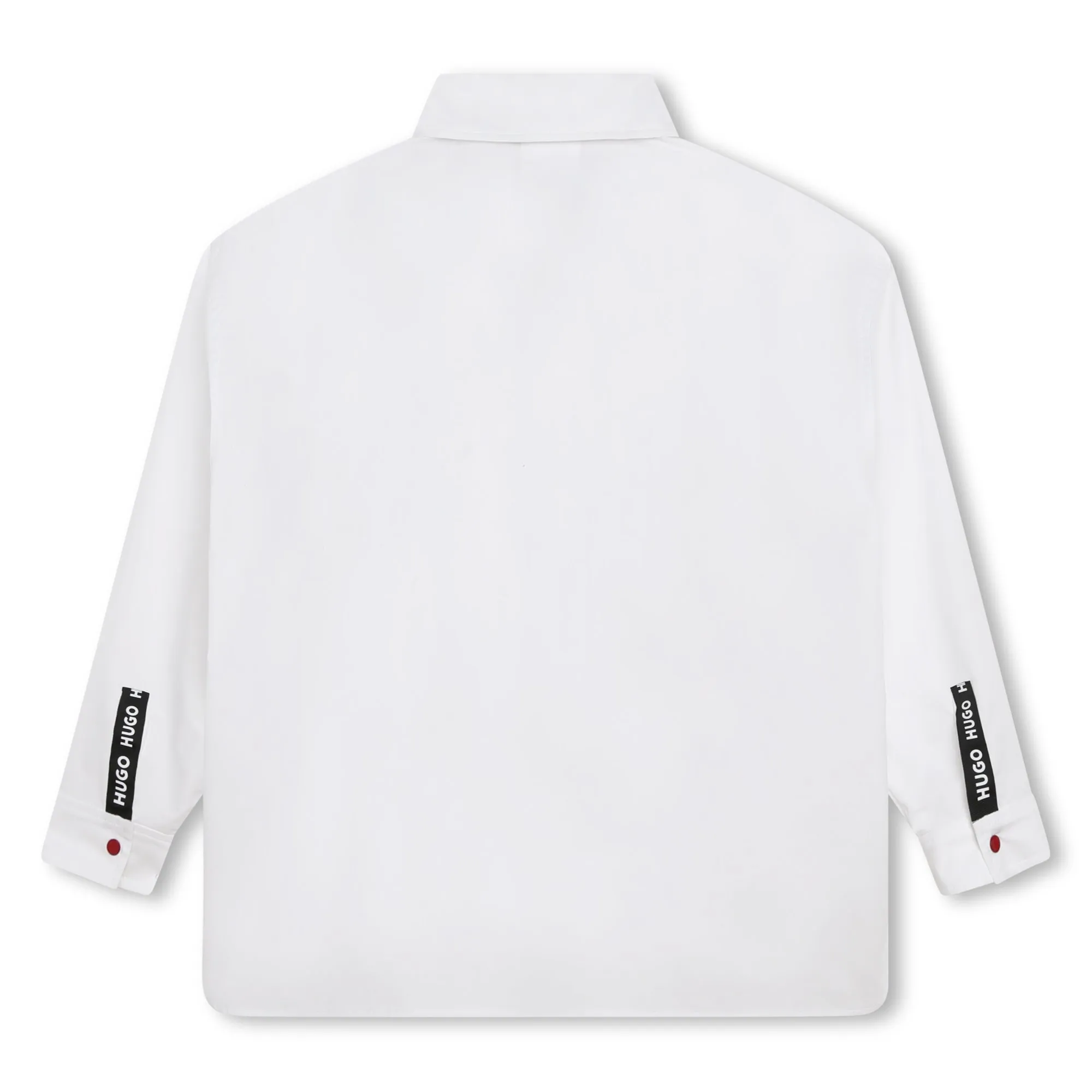 Hugo Kids Long Sleeve Shirt - White