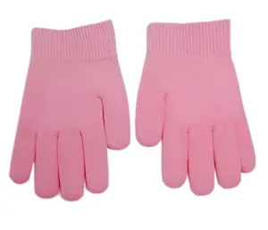 Importikaah Pink Moisturize Gel Spa Gloves: 6-Piece Set