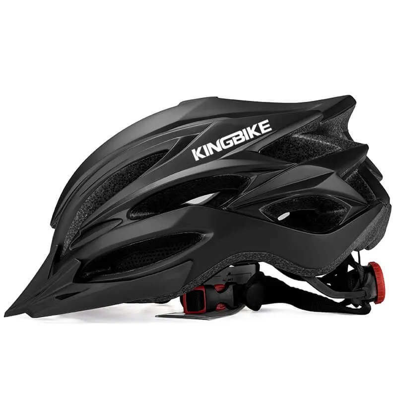 Kingbike Adult Cycling Helmet With Light | Suitability Men Women For Skateboard Or Riding Mountain Bikes Or Electric Bike