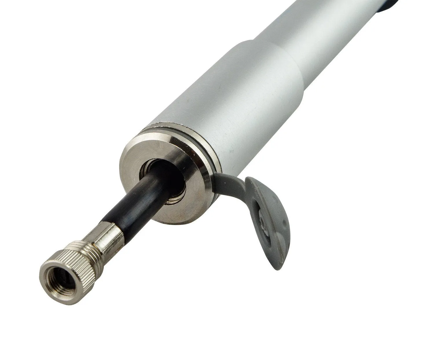 Mini Bike Pump with Retractable Hose and Nozzle Adapter