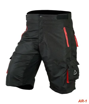 MTB Shorts Men's Cycling Off Road Team Racing Baggy Bicycle Padded Liner Shorts