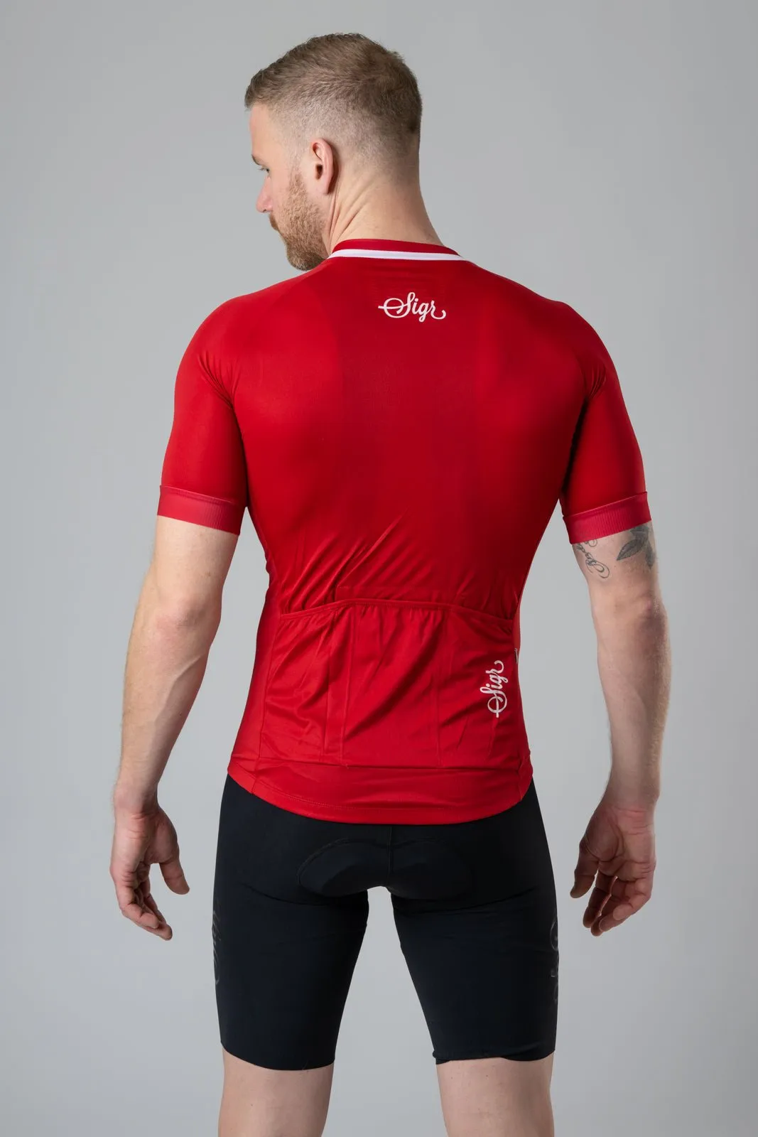 Nejlika Men's Red Cycling Jersey