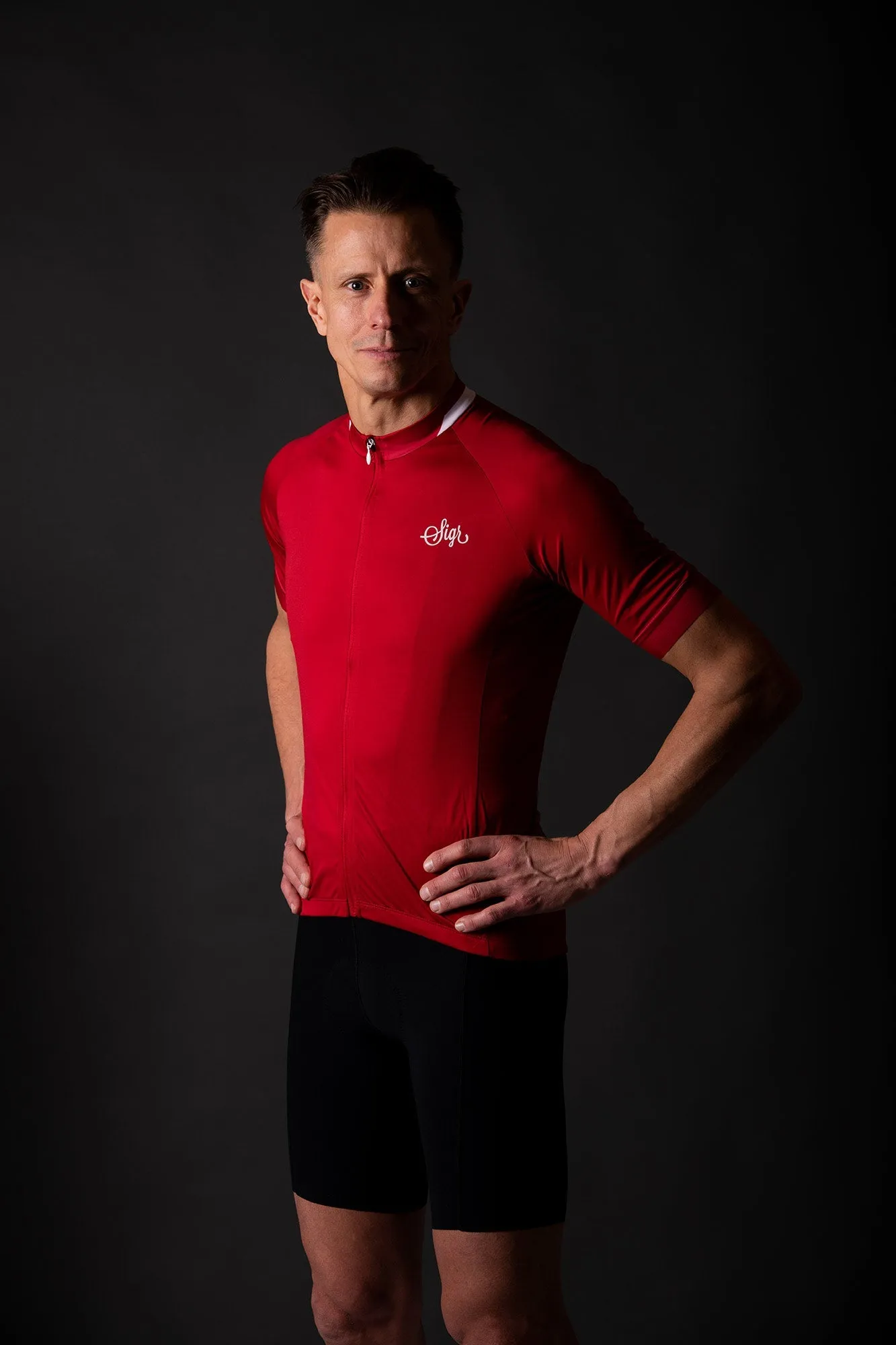 Nejlika Men's Red Cycling Jersey