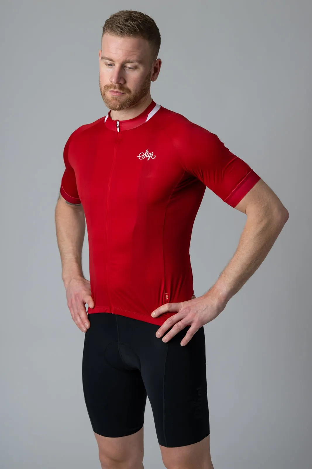 Nejlika Men's Red Cycling Jersey