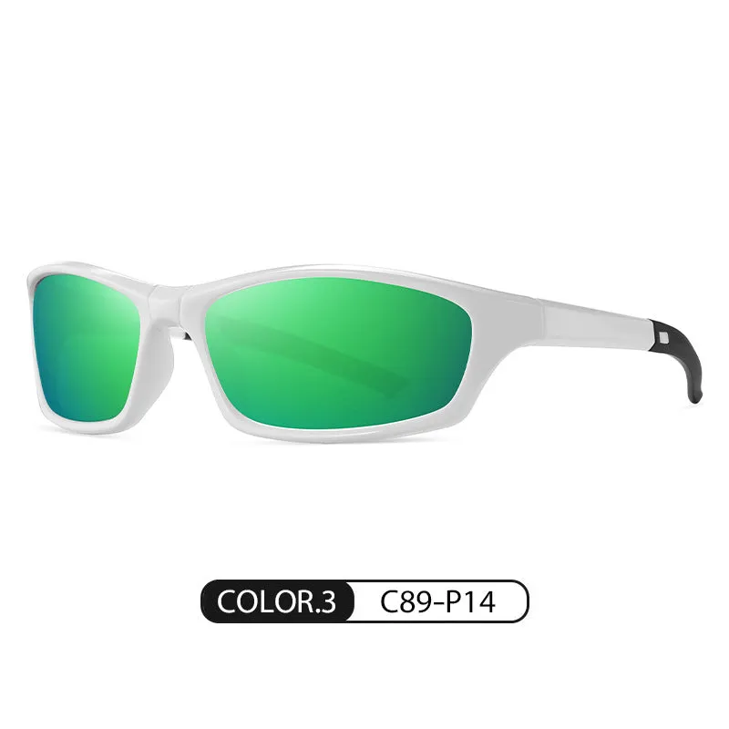 New Sports Folding Sunglasses S24101 Ultra-Light Tr Colorful Windproof Portable Cycling Polarized Sunglasses