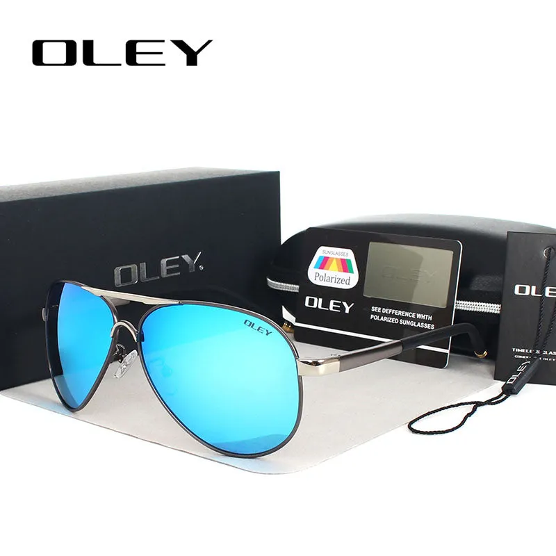 Oley Brand Unisex Polarized Sunglasses Men Women Driving Coating Spectacles Y7492